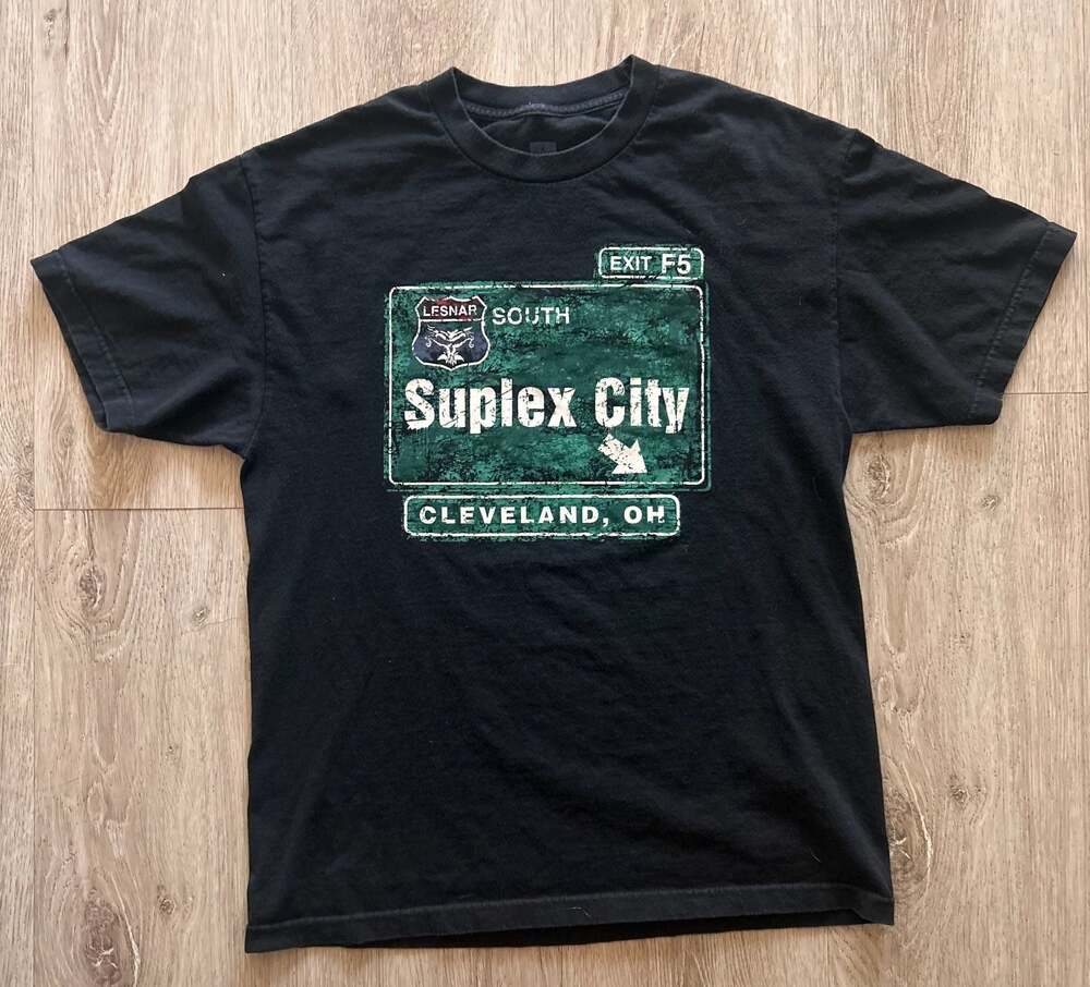 WWE Brock Lesnar Suplex City Cleveland OH Graphic T-Shirt
